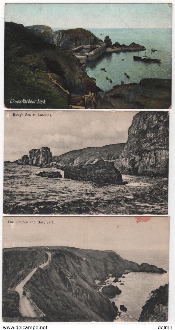 ENGLAND Lot De 3 Cartes De SARK - Sark