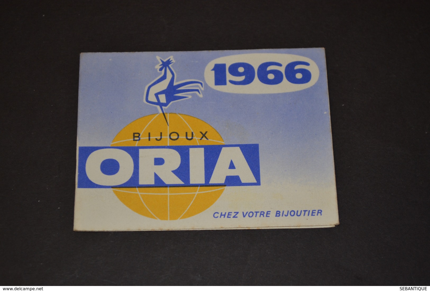 Mini Calendrier 1966 Bijoux ORIA - Petit Format : 1961-70