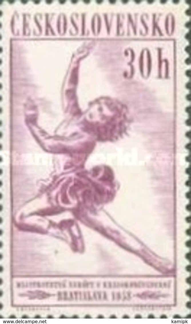 USED STAMPS Czechoslovakia - Sports Events Of -1958 - Used Stamps