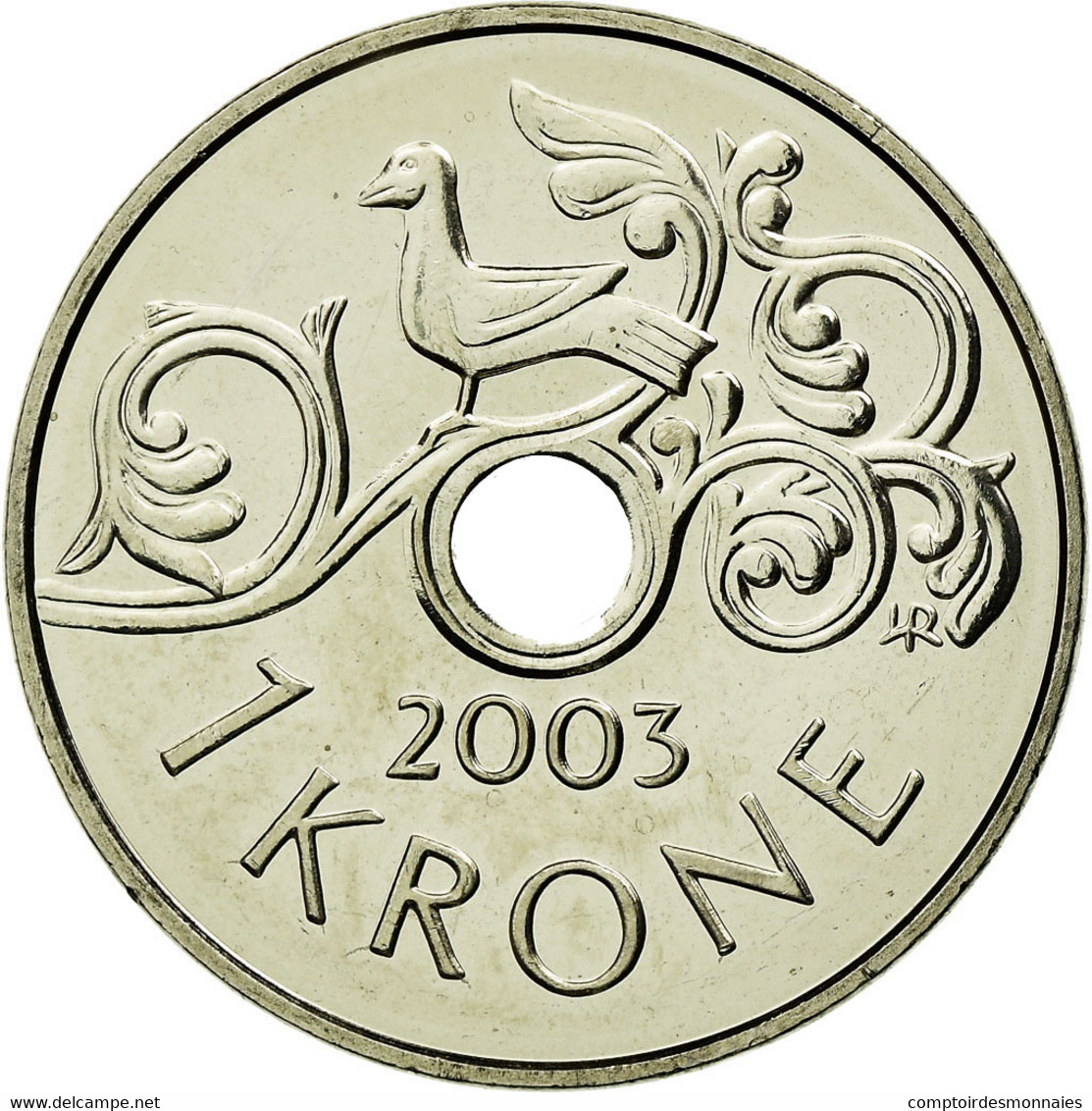 Monnaie, Norvège, Harald V, Krone, 2003, SPL, Copper-nickel, KM:462 - Norvège