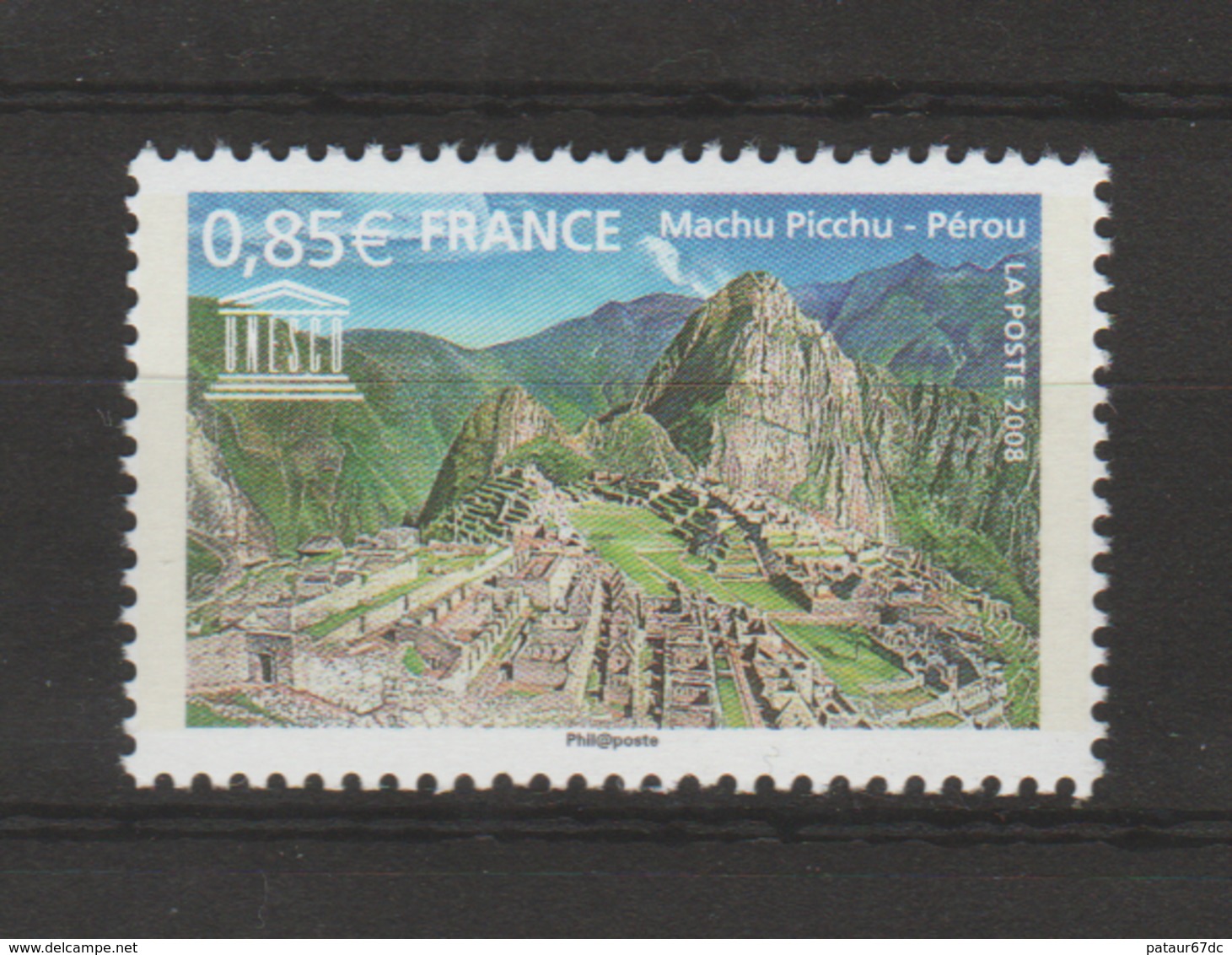 FRANCE / 2008 / Y&T SERVICE N° 141 ** : UNESCO (Cité Inca De Machu Picchu) - Gomme D'origine Intacte - Neufs
