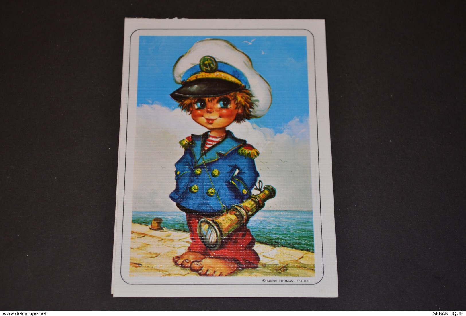 Mini Calendrier 1983 Dessin Michel Thomas Le Commandant - Petit Format : 1981-90