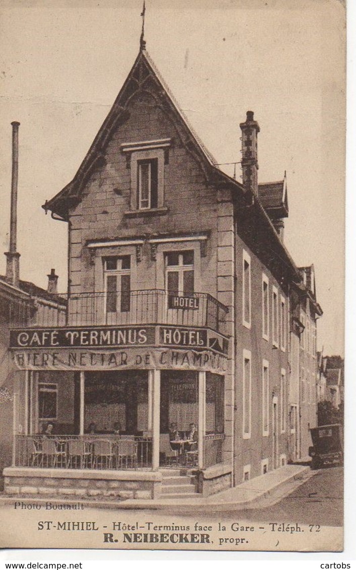 55 St-MIHIEL  Hôtel Terminus Face à La Gare - Saint Mihiel