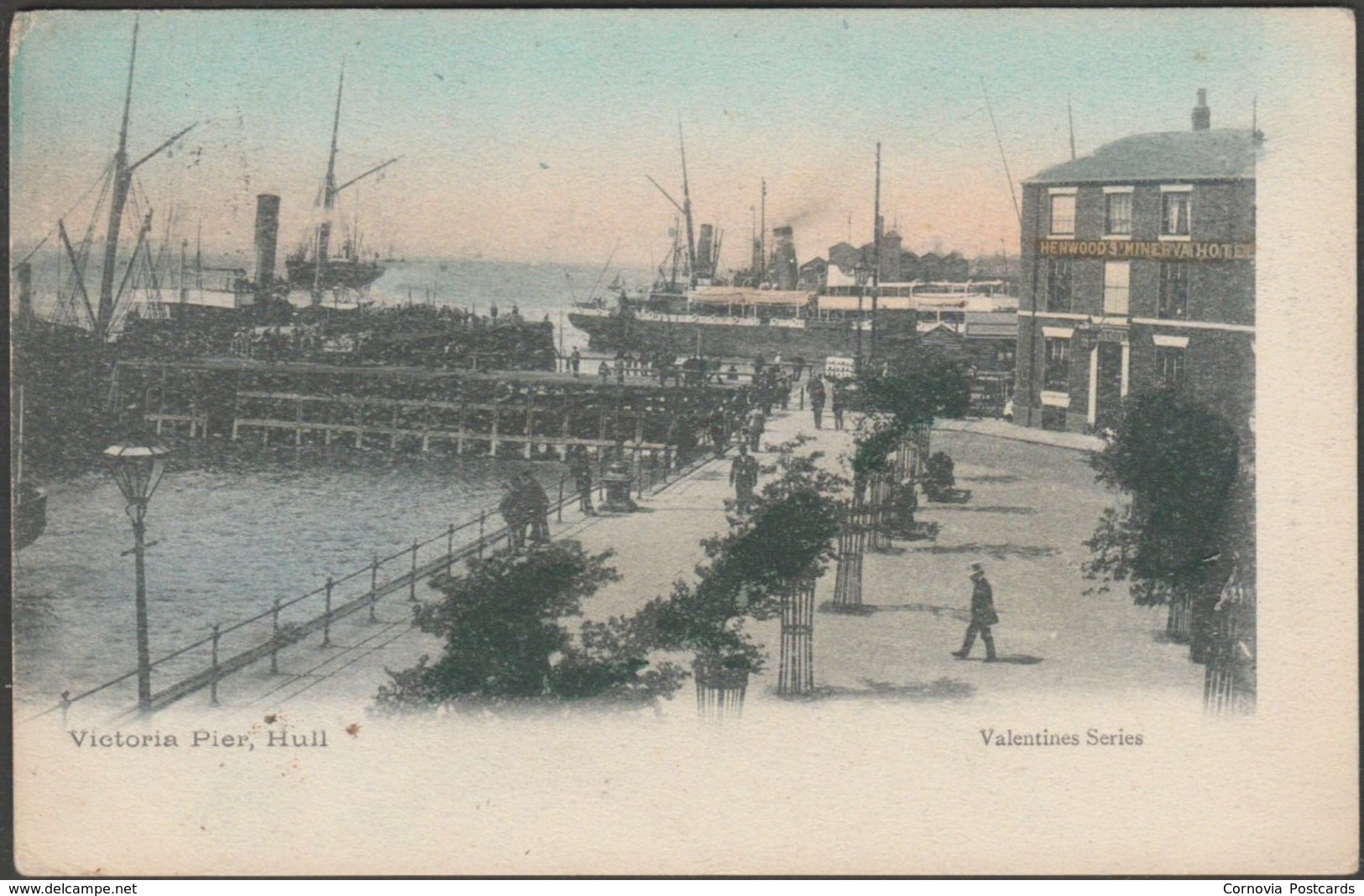 Victoria Pier, Hull, Yorkshire, 1904 - Valentine's Postcard - Hull