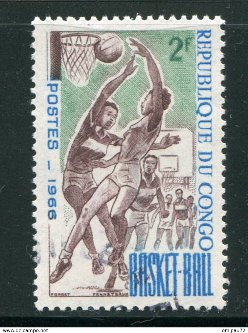 CONGO- Y&T N°191- Oblitéré (basket-ball) - Oblitérés