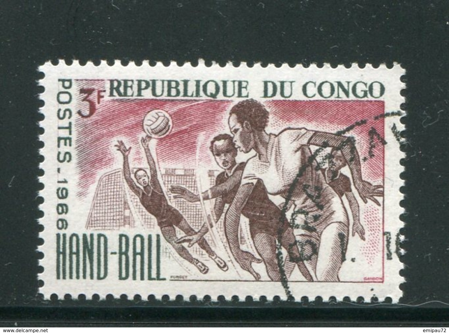CONGO- Y&T N°191- Oblitéré (hand-ball) - Used