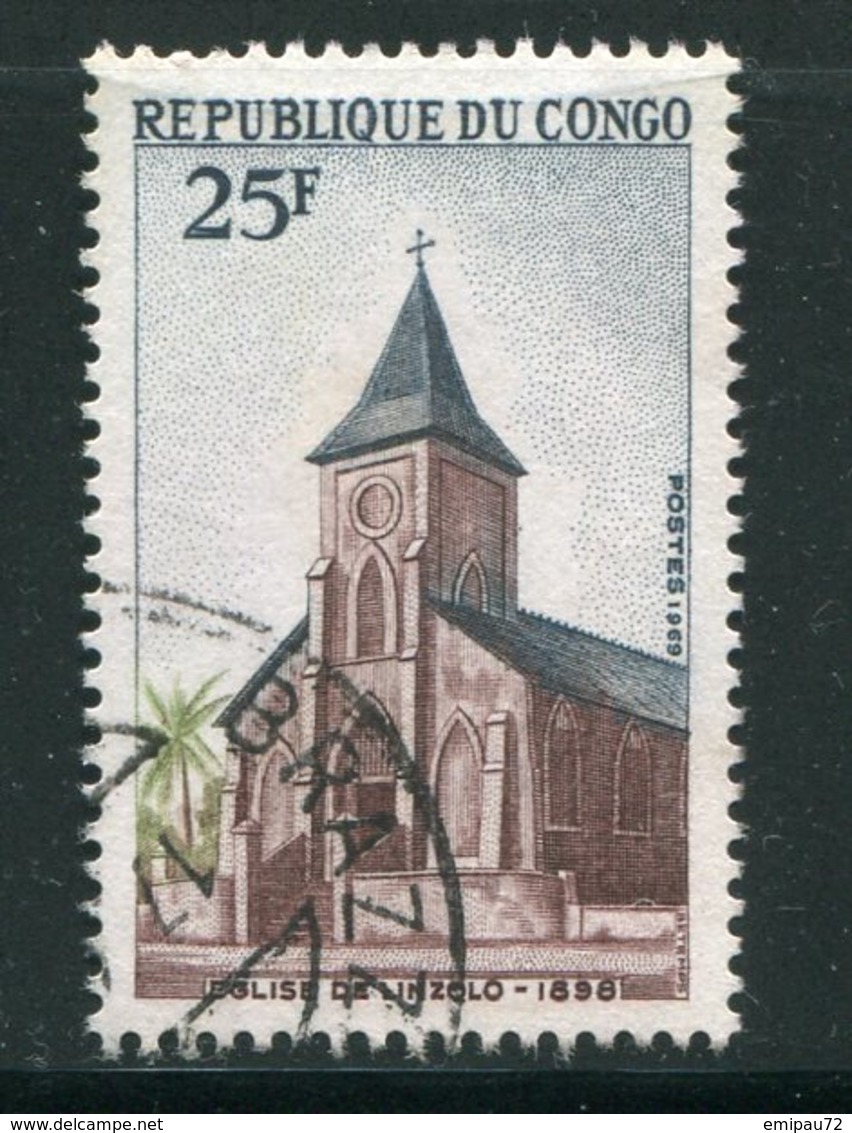 CONGO- Y&T N°251- Oblitéré (église) - Oblitérés