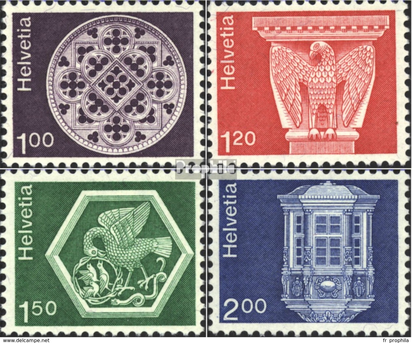 Suisse 1035-1038 (complète.édition) Oblitéré 1974 Artisanat - Used Stamps