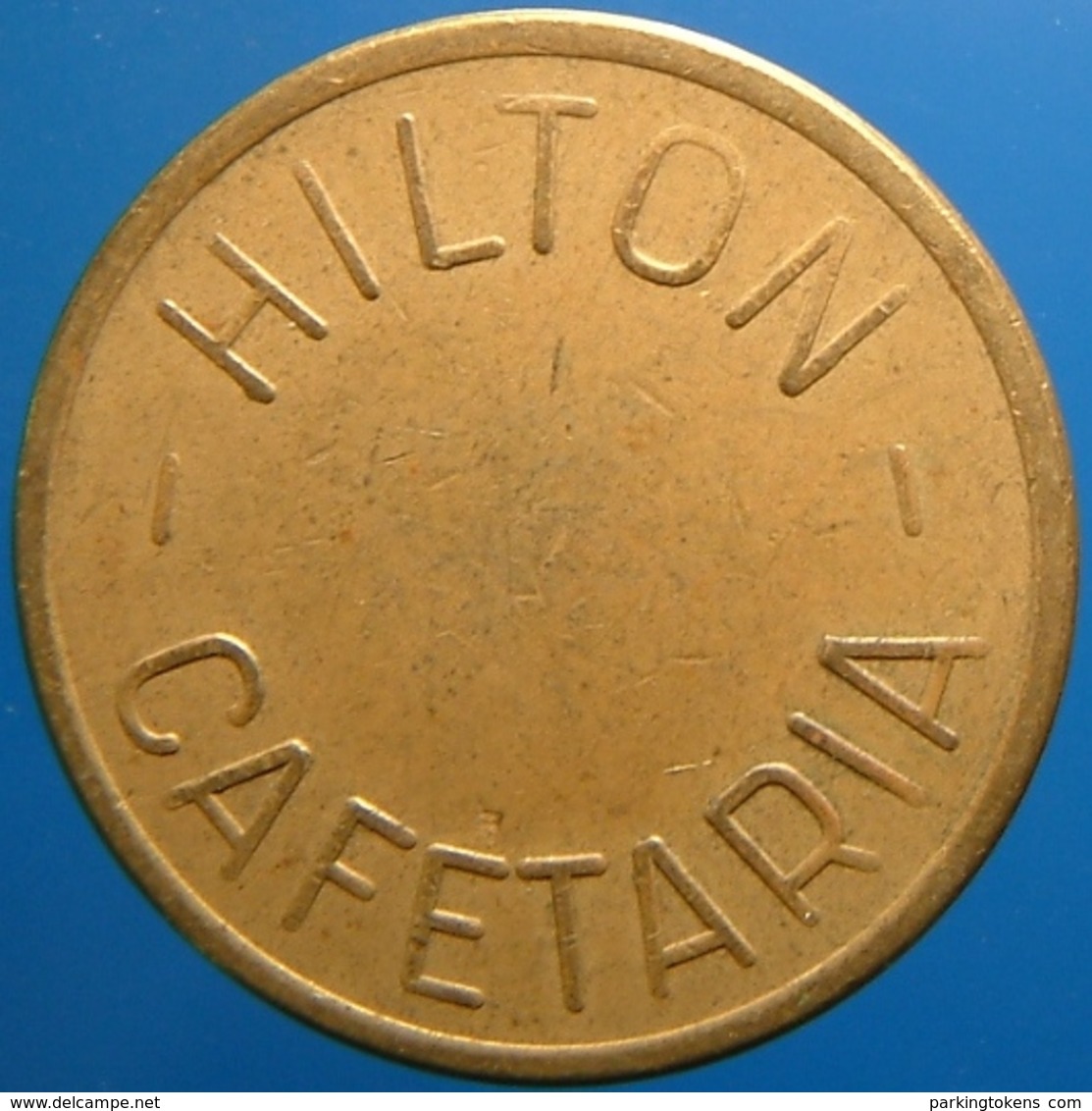 KB197-3 - HILTON CAFETARIA - Amsterdam - B 23.5mm - (Koffie) Kantine Penning - (Coffee) Machine Token - Firma's