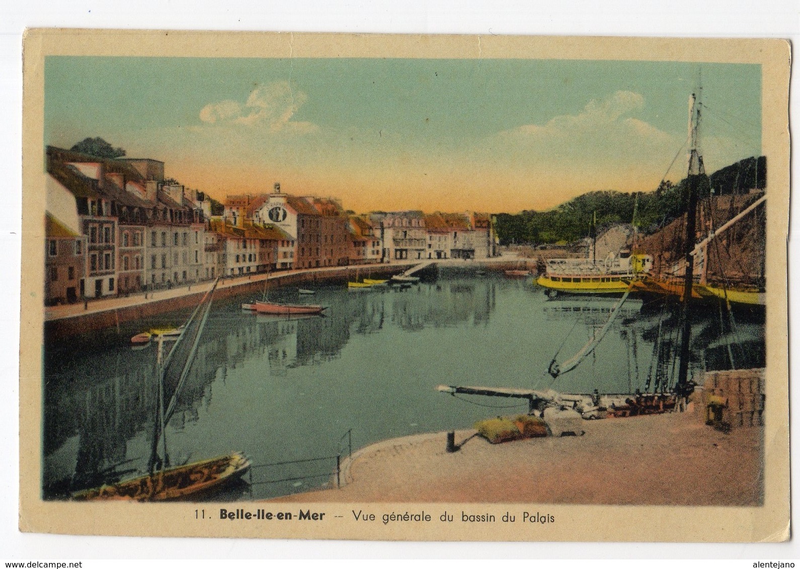 Belle Ile En Mer, Le Palais, Vue Générale Du Bassin ( Ed J. Nozais) - Belle Ile En Mer