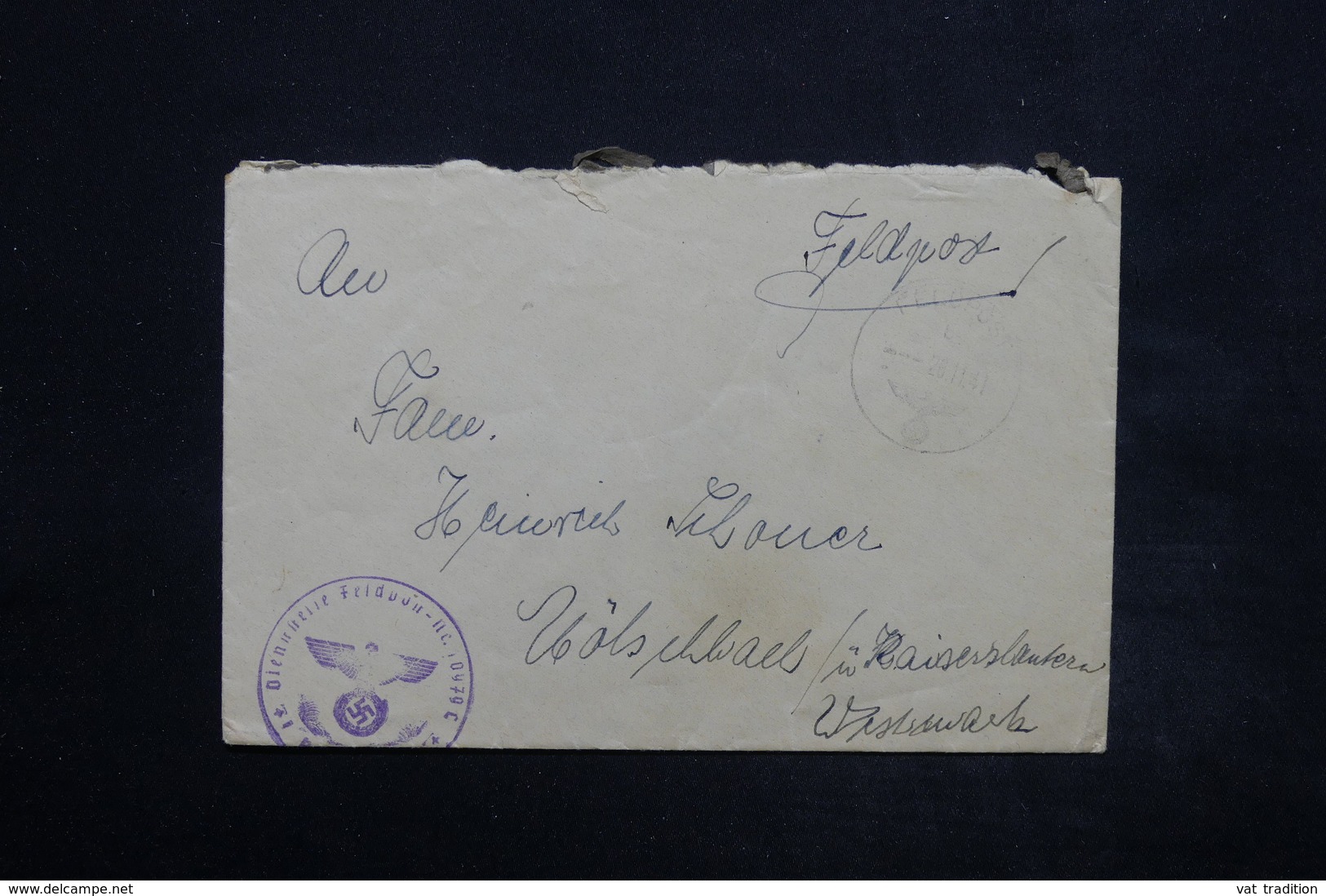 ALLEMAGNE - Enveloppe En Felpost D'un Soldat En 1941 , à Voir Pour Spécialiste - L 25026 - Lettres & Documents