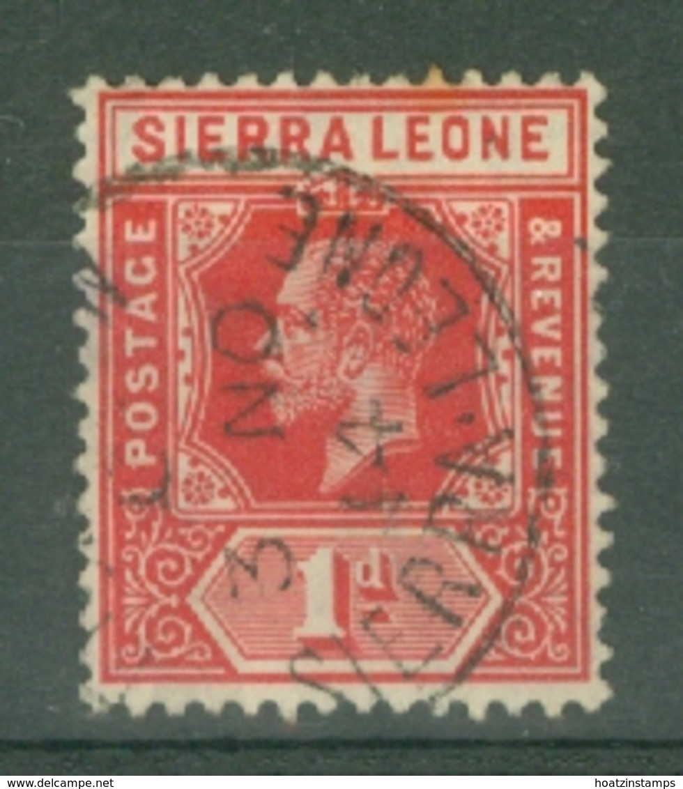 Sierra Leone: 1912/21   KGV     SG113     1d   Carmine-red   Used - Sierra Leone (...-1960)