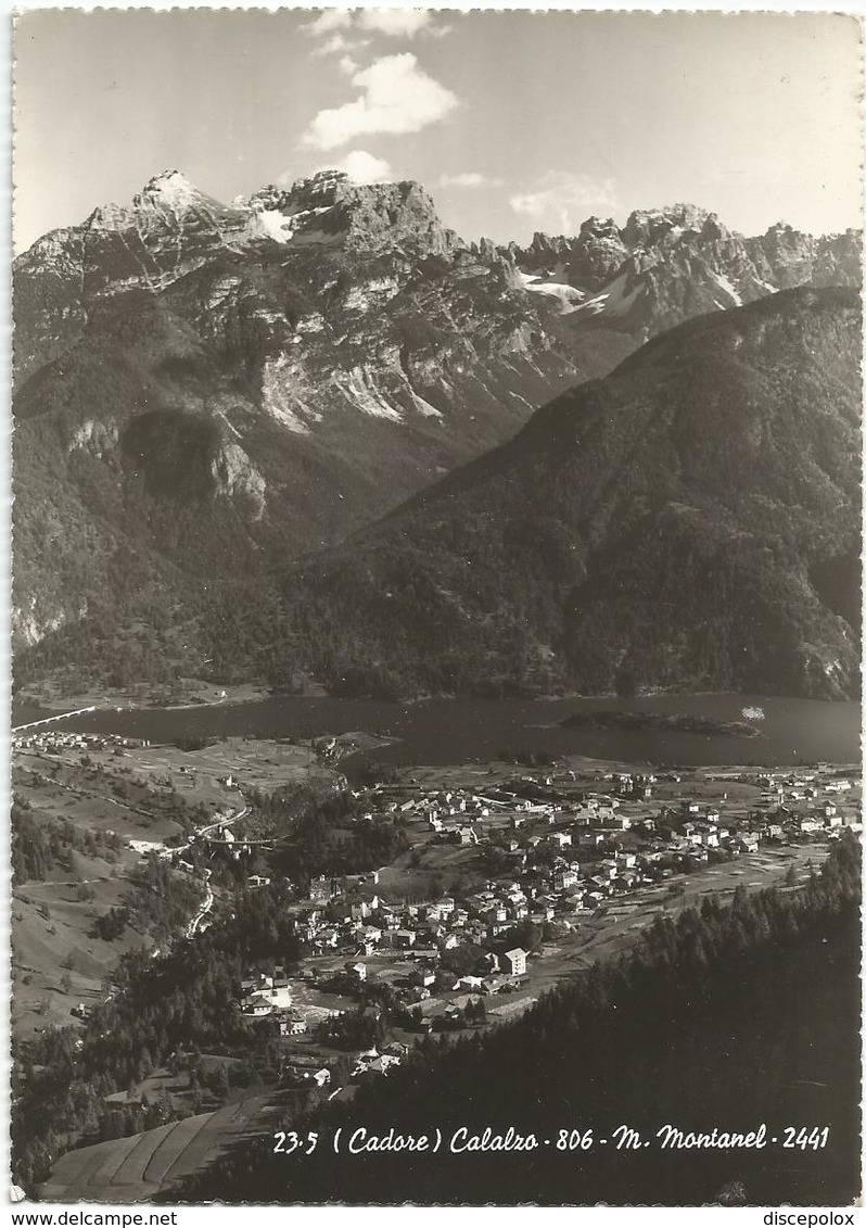 W1894 Calalzo Di Cadore (Belluno) - Panorama Col Monte Montanel / Viaggiata 1962 - Altri & Non Classificati