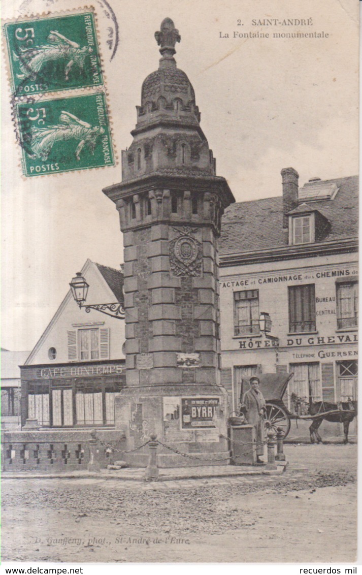 Saint Andre La Fontaine Monumentale    1907 - Evreux