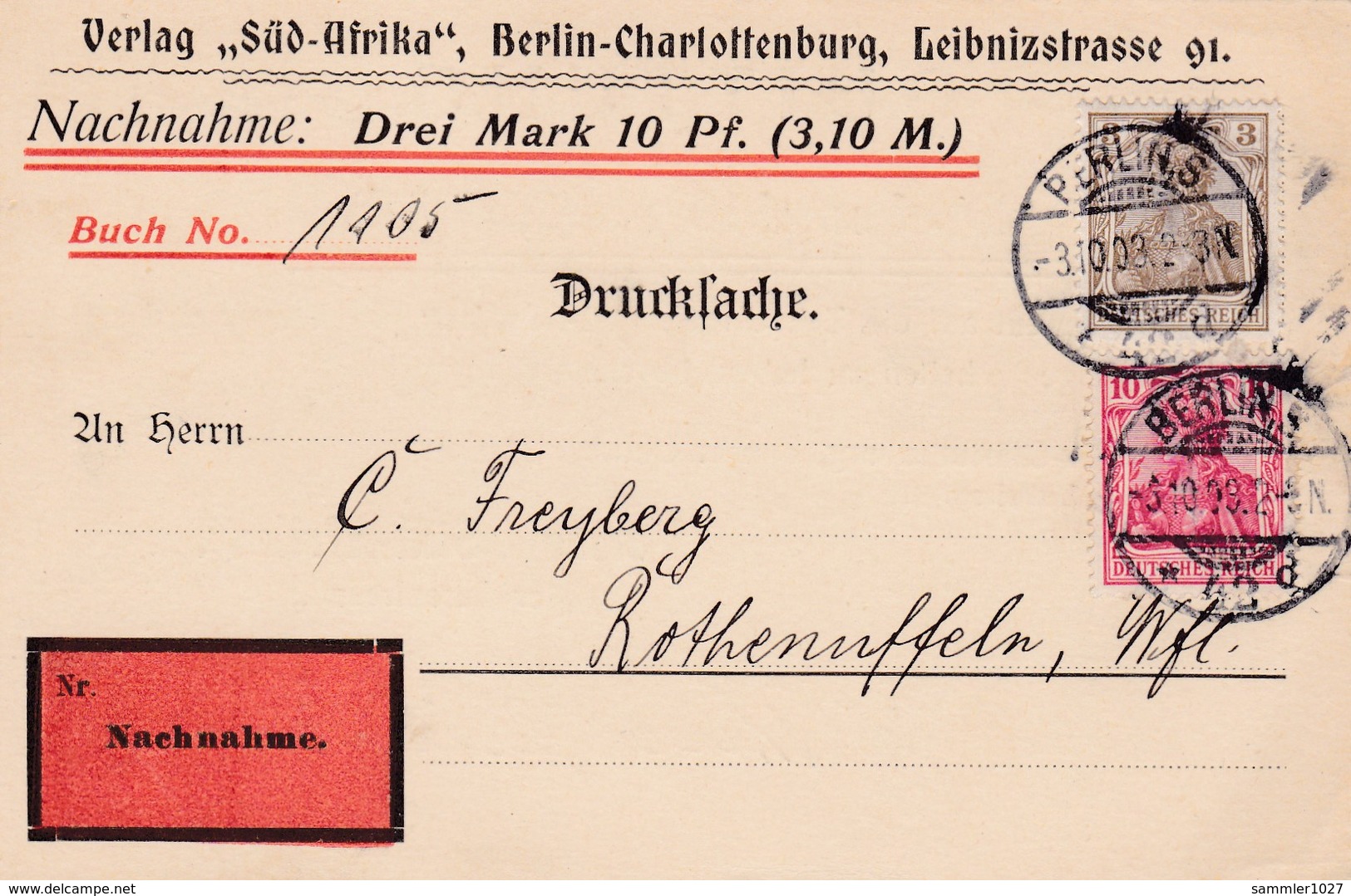 Karte Aus Berlin 1909 - Briefe U. Dokumente