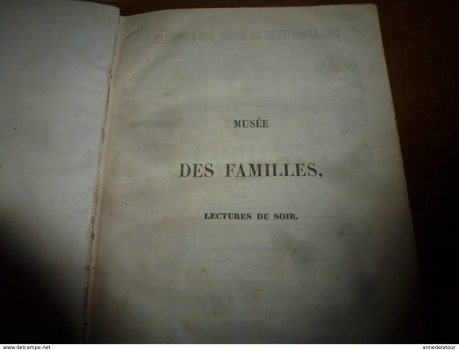 1845-46 MUSEE DES FAMILLES:Histoire De La Danse;Histoire Des Poupées,des Marionnettes;Tanger;Venise;Peintre Apelles ;etc - 1800 - 1849