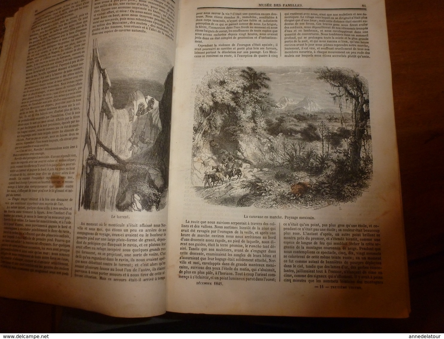 1845-46 MUSEE DES FAMILLES:Histoire de la danse;Histoire des poupées,des marionnettes;Tanger;Venise;Peintre Apelles ;etc