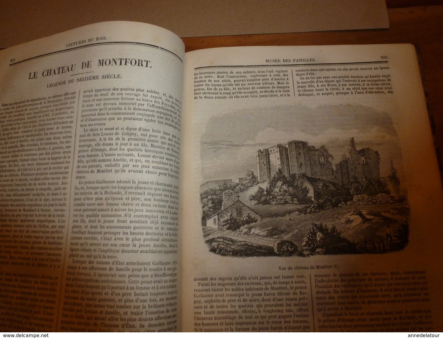 1845-46 MUSEE DES FAMILLES:Histoire de la danse;Histoire des poupées,des marionnettes;Tanger;Venise;Peintre Apelles ;etc