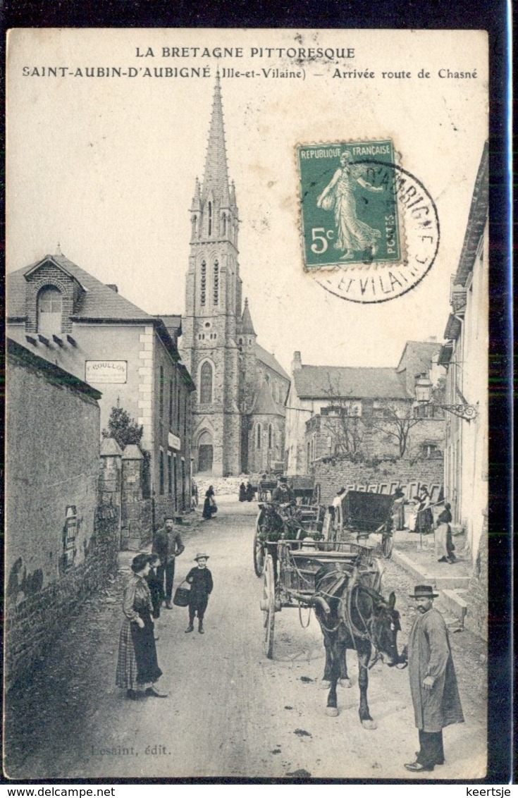 Frankrijk France - La Bretagne Pittoresque - Saint Aubin D Aubigne Ille Et Vilaine Chasne - 1915 - Andere & Zonder Classificatie