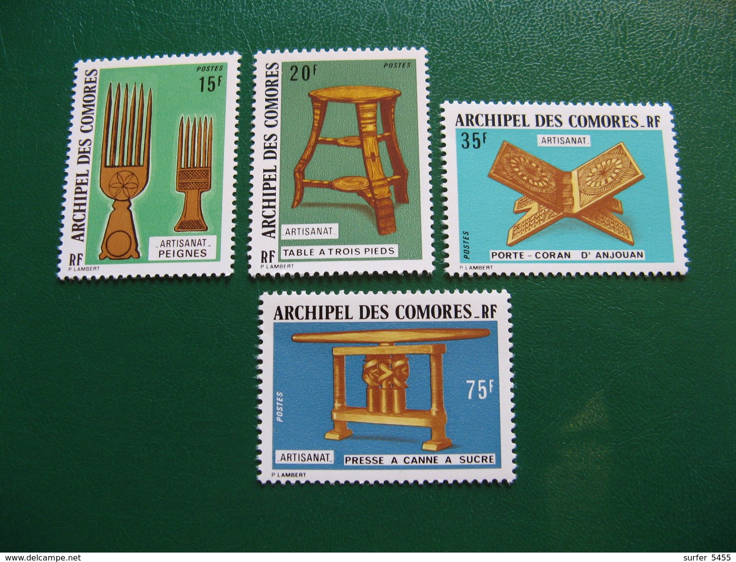 COMORES YVERT POSTE ORDINAIRE N° 91/94 TIMBRES NEUFS** LUXE COTE 13,00 EUROS - Unused Stamps