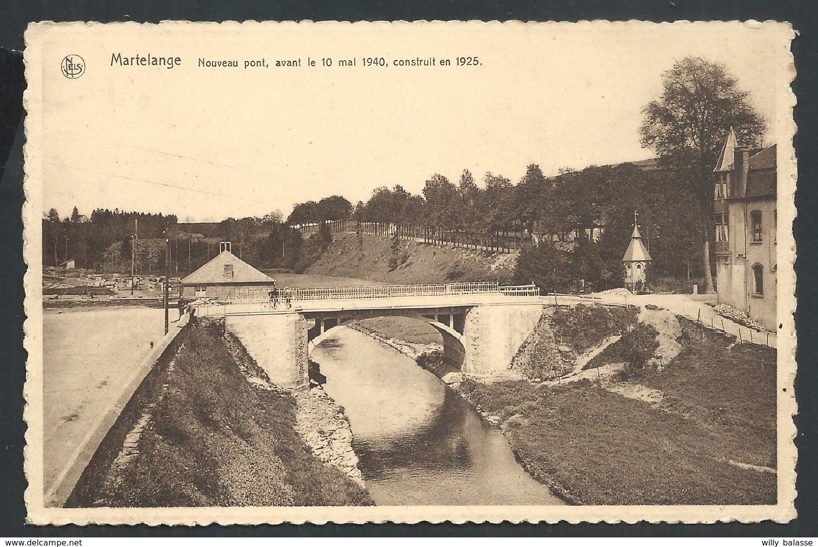 +++ CPA - MARTELANGE - Nouveau Pont Avant Le 10 Mai 1940 , Construit En 1925 - Nels   // - Martelange