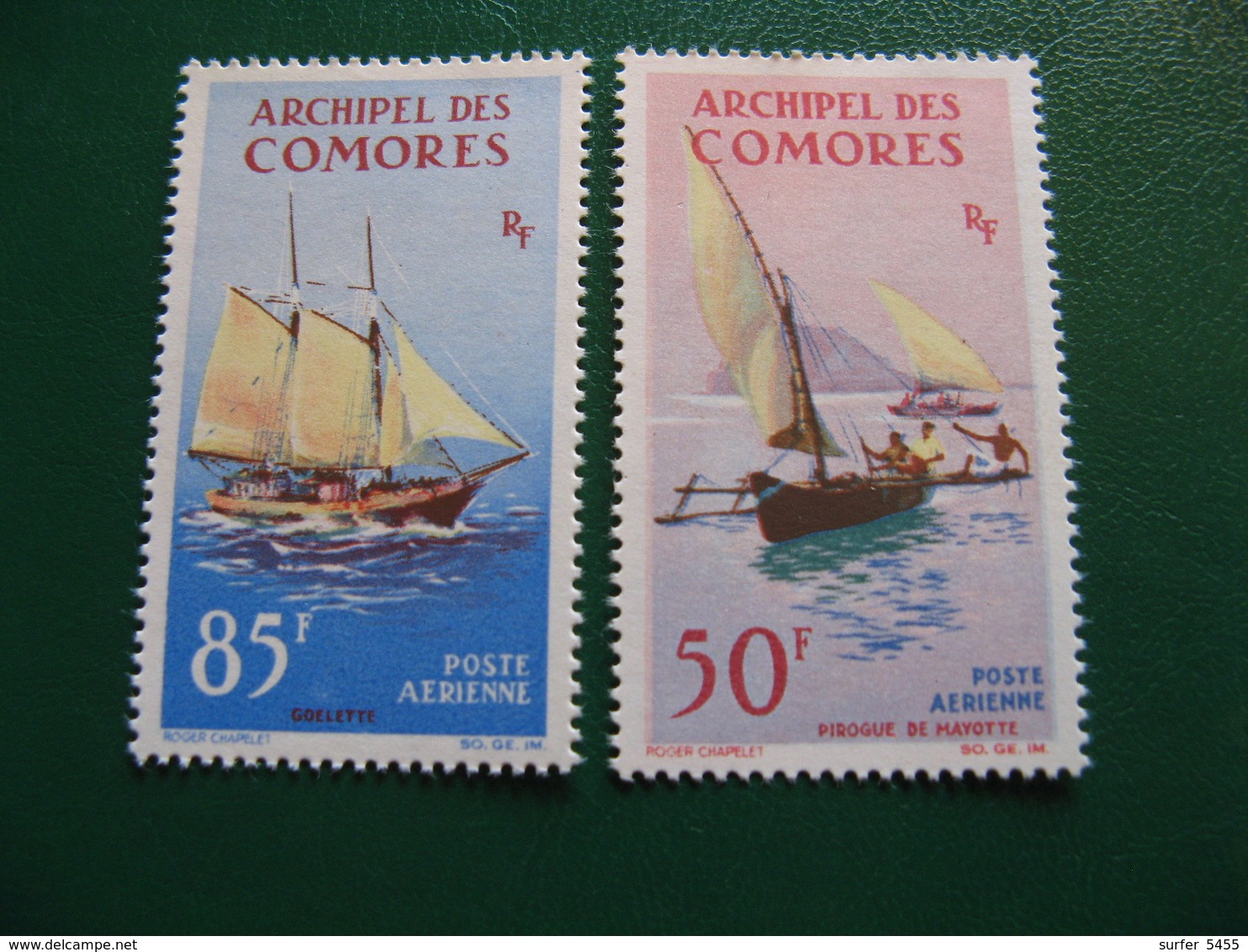 COMORES YVERT POSTE AERIENNE N° 10/11 TIMBRES NEUFS** LUXE COTE 9,50 EUROS - Unused Stamps