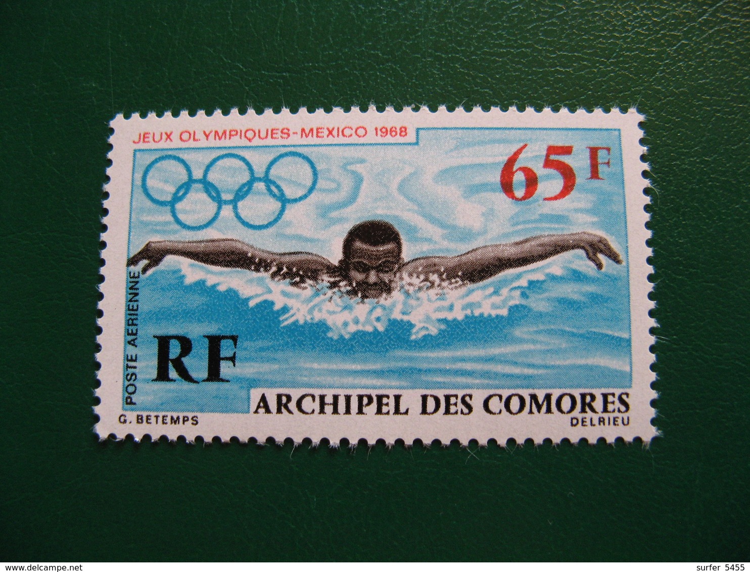 COMORES YVERT POSTE AERIENNE N° 25 TIMBRE NEUF** LUXE COTE 5,50 EUROS - Unused Stamps