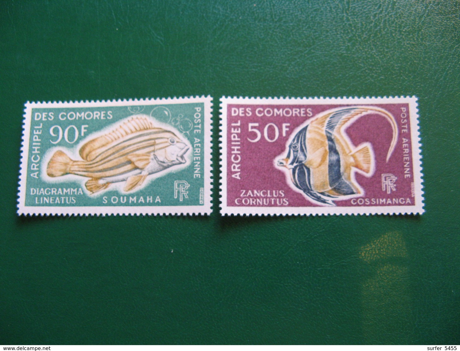 COMORES YVERT POSTE AERIENNE N° 23/24 TIMBRES NEUFS** LUXE COTE 16,50 EUROS - Unused Stamps