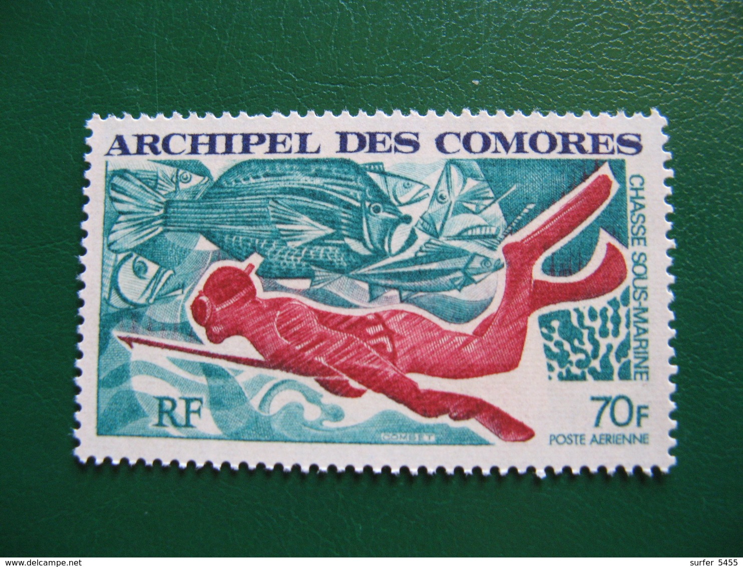 COMORES YVERT POSTE AERIENNE N° 44 TIMBRE NEUF** LUXE COTE 10,00 EUROS - Unused Stamps