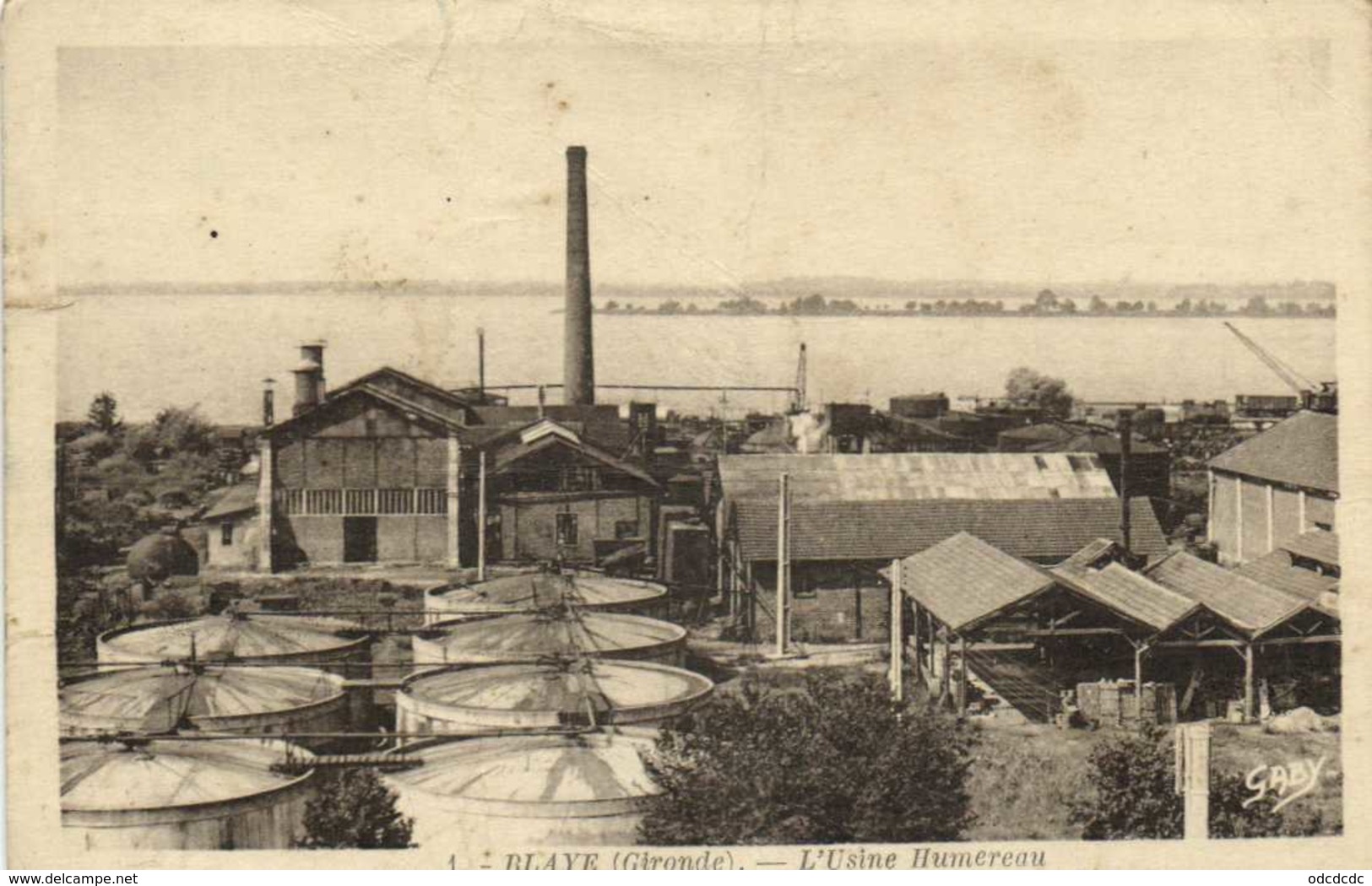 BLAYE (Gironde = L'Usine Humereau RV - Blaye