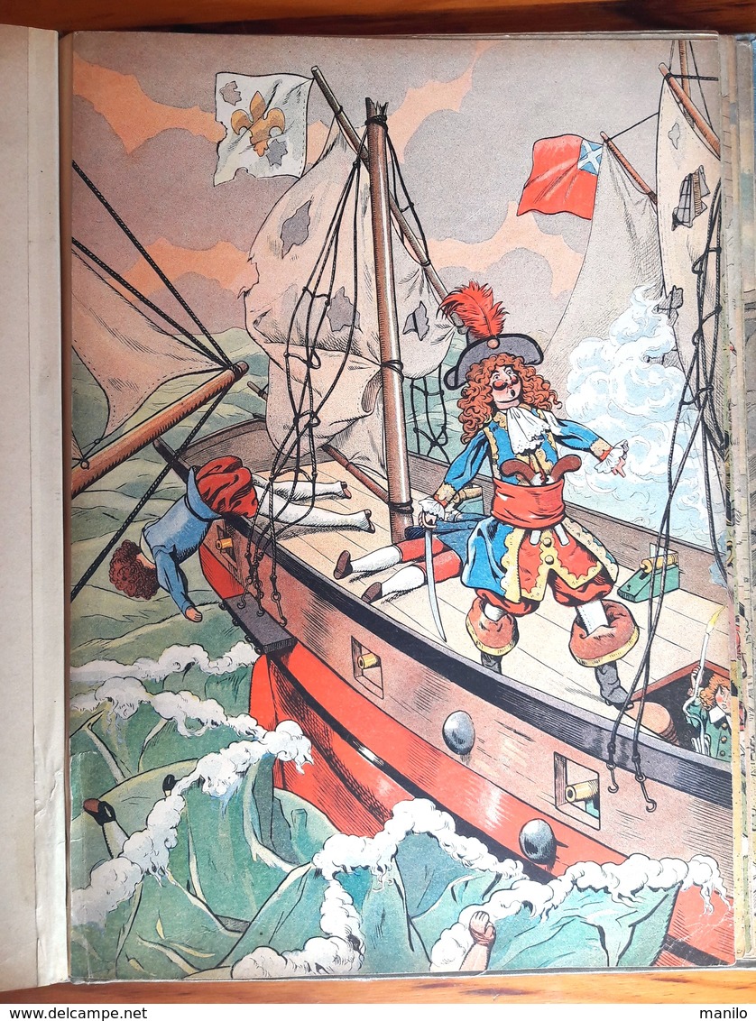 JOUONS A L'HISTOIRE AVEC LES JOUJOUX -1908 G.MONTORGUEIL,dessins De JOB - Lithos -CHEVAL A ROULETTES,CLOWN, SOLDATS DE P - 1901-1940