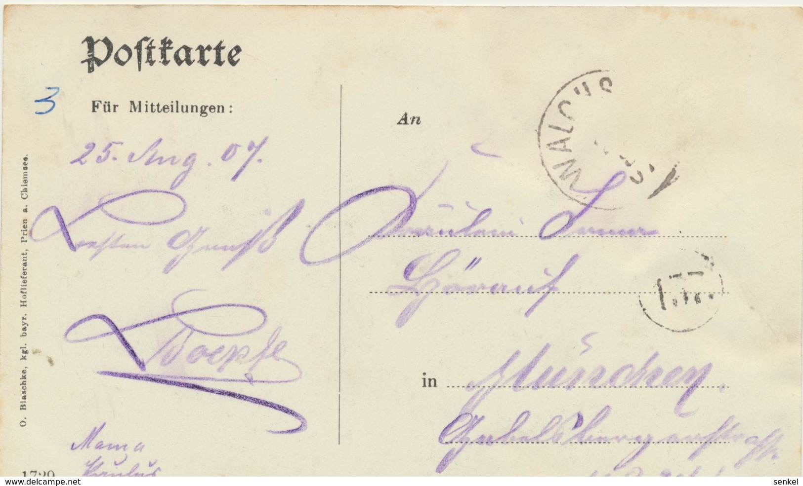 61-50 Austria  Walchsee I. Tirol 1907 - Sonstige & Ohne Zuordnung