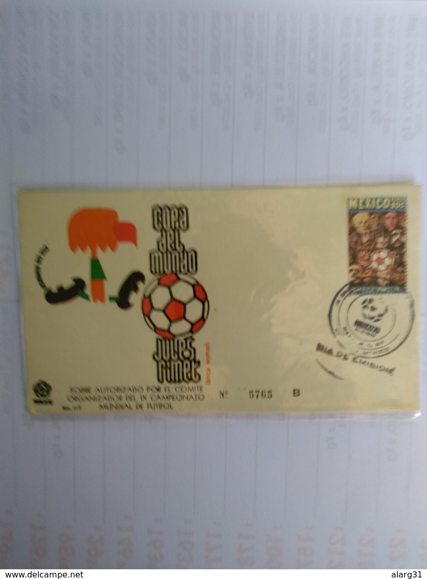 Mexico Two Fdc 2 ND SET World Cup 1970 - 1970 – Mexique