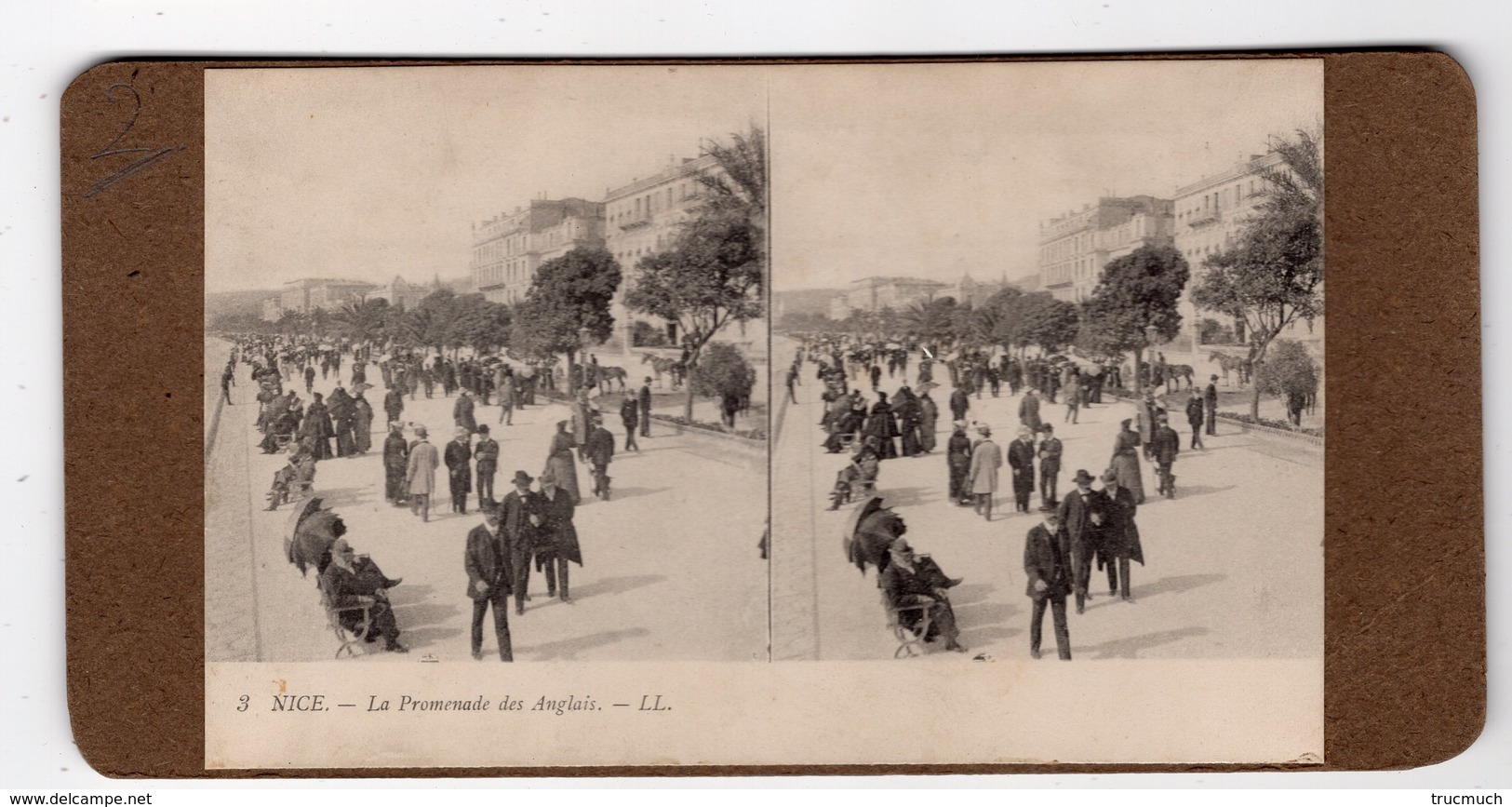 3 - NICE - La Promenade Des Anglais - Stereoscoop