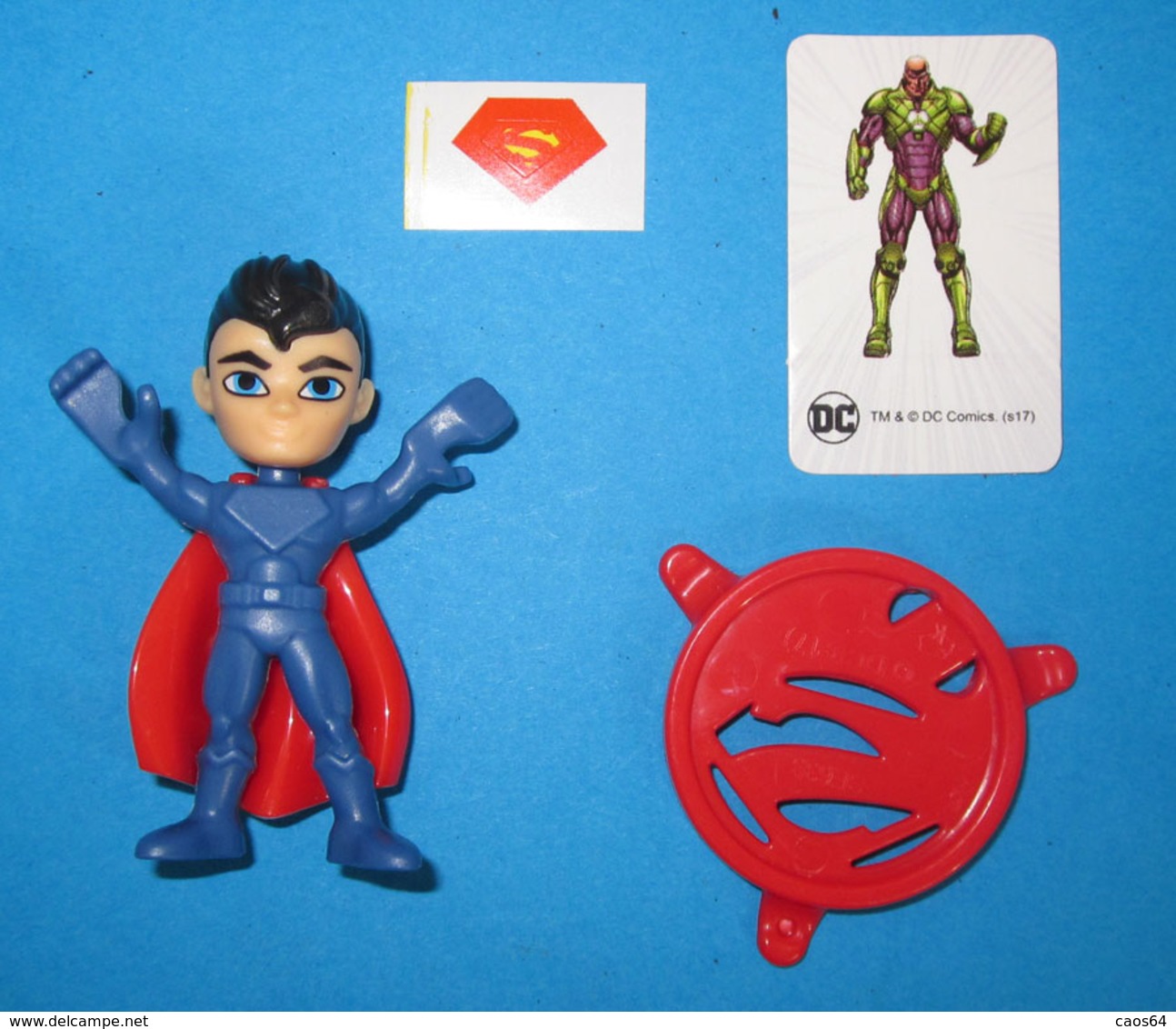 SE633 SUPERMAN  KINDER MERENDERO JOY ITALIA 2019 JUSTICE LEAGUE Ferrero - Cartoni Animati