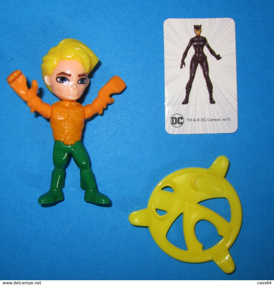 SE628 AQUAMAN  KINDER MERENDERO JOY ITALIA 2019 JUSTICE LEAGUE Ferrero - Cartoons