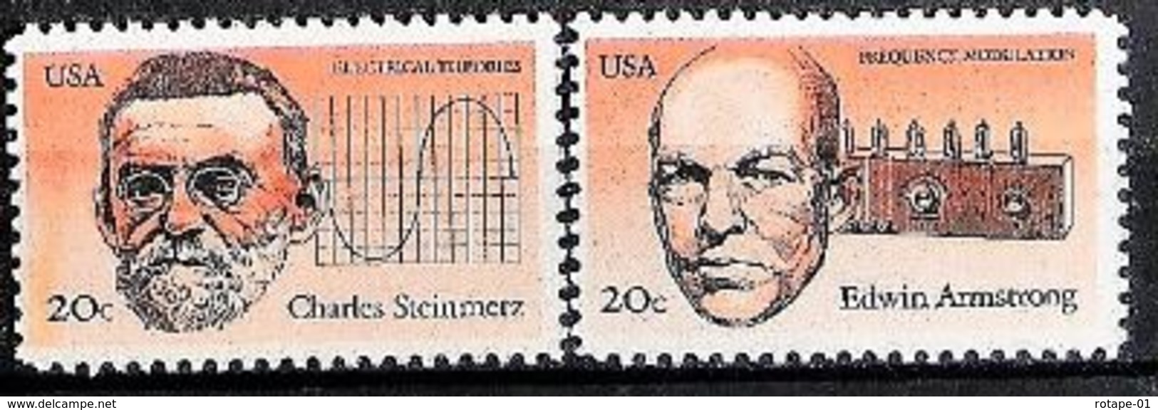 Etats Unis 1983: YT N°1497-98 , Neuf **  Cote 2.40€ - Unused Stamps