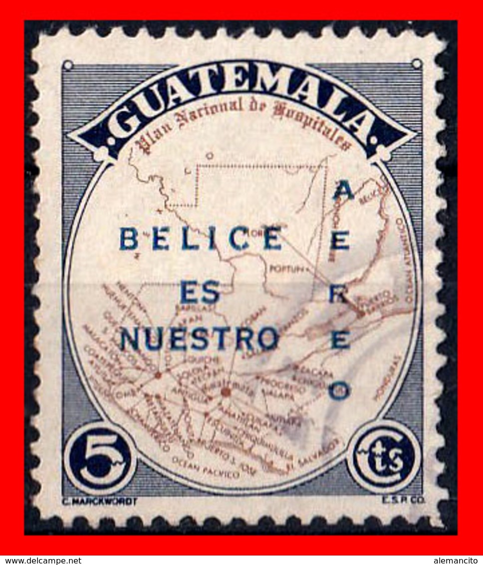 GUATEMALA (AMERICA DEL NORTE)  SELLO AÑO 1959, OCT. 9 AEREO - Guatemala