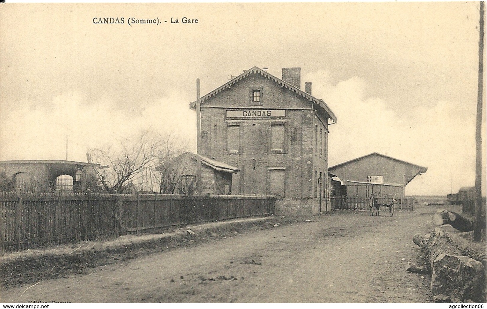 *CANDAS. LA GARE - Autres & Non Classés