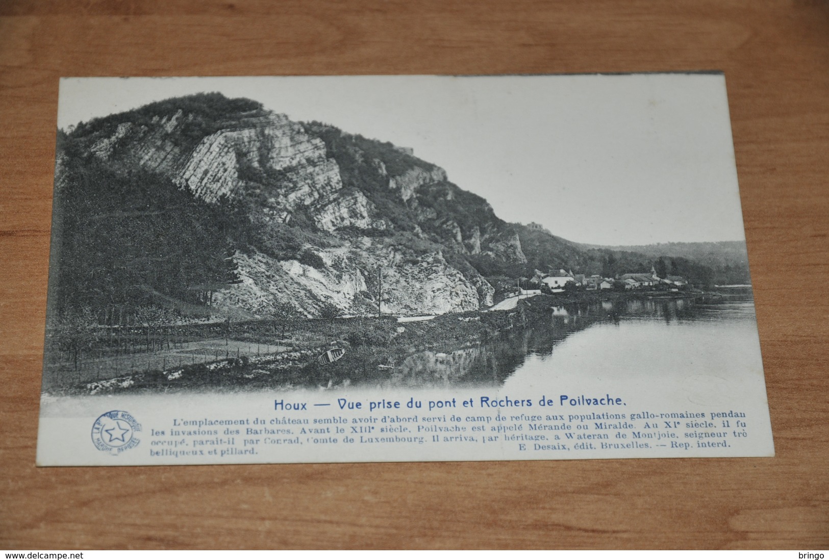 8302-   HOUX, VUE PRISE DU PONT ET ROCHERS DE POLVACHE - Yvoir