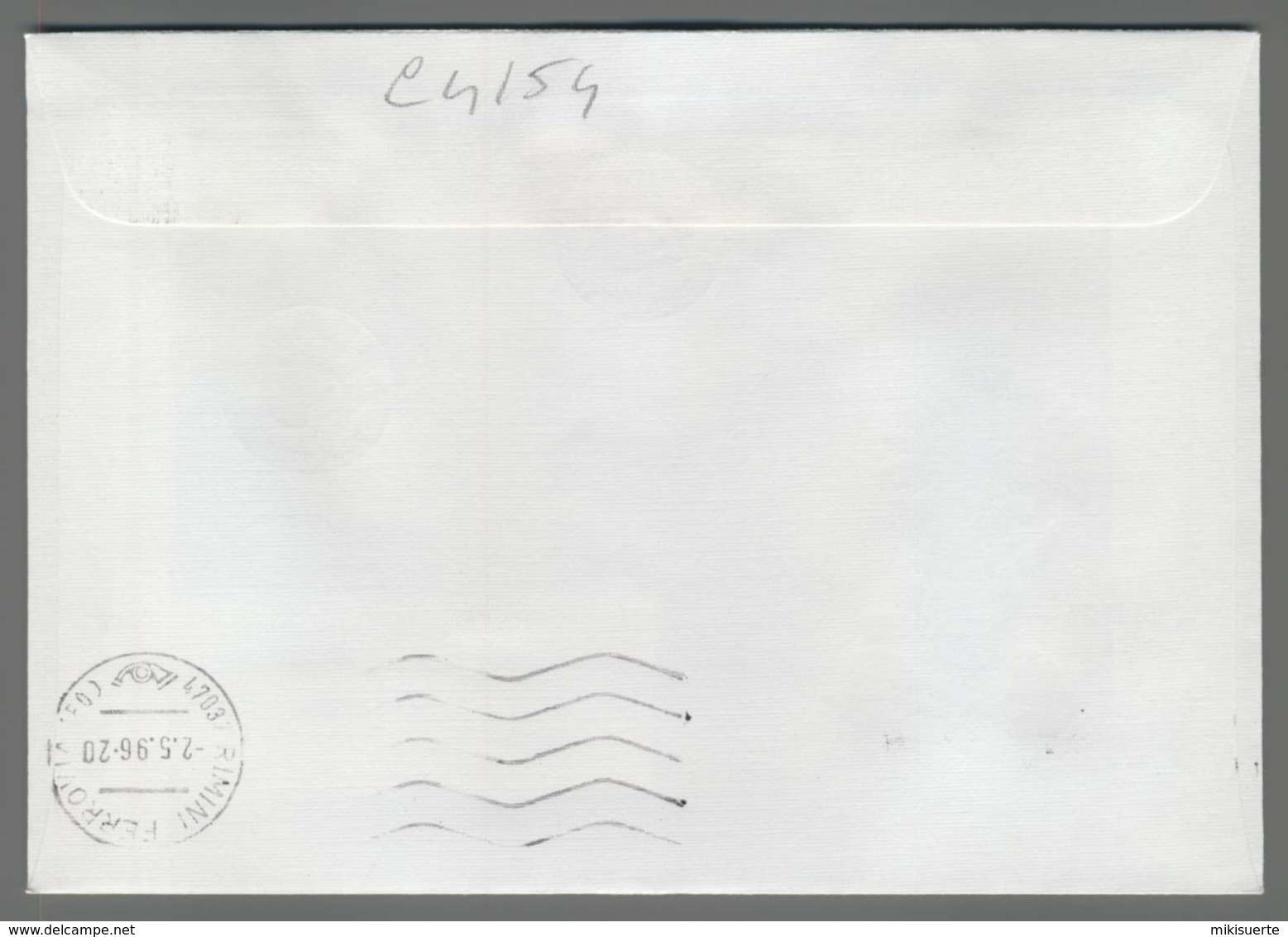 C4154 Ceska Republika FDC 1996 ANIMAL WWF MYSIVKA HORSKA 8 KC VG - FDC