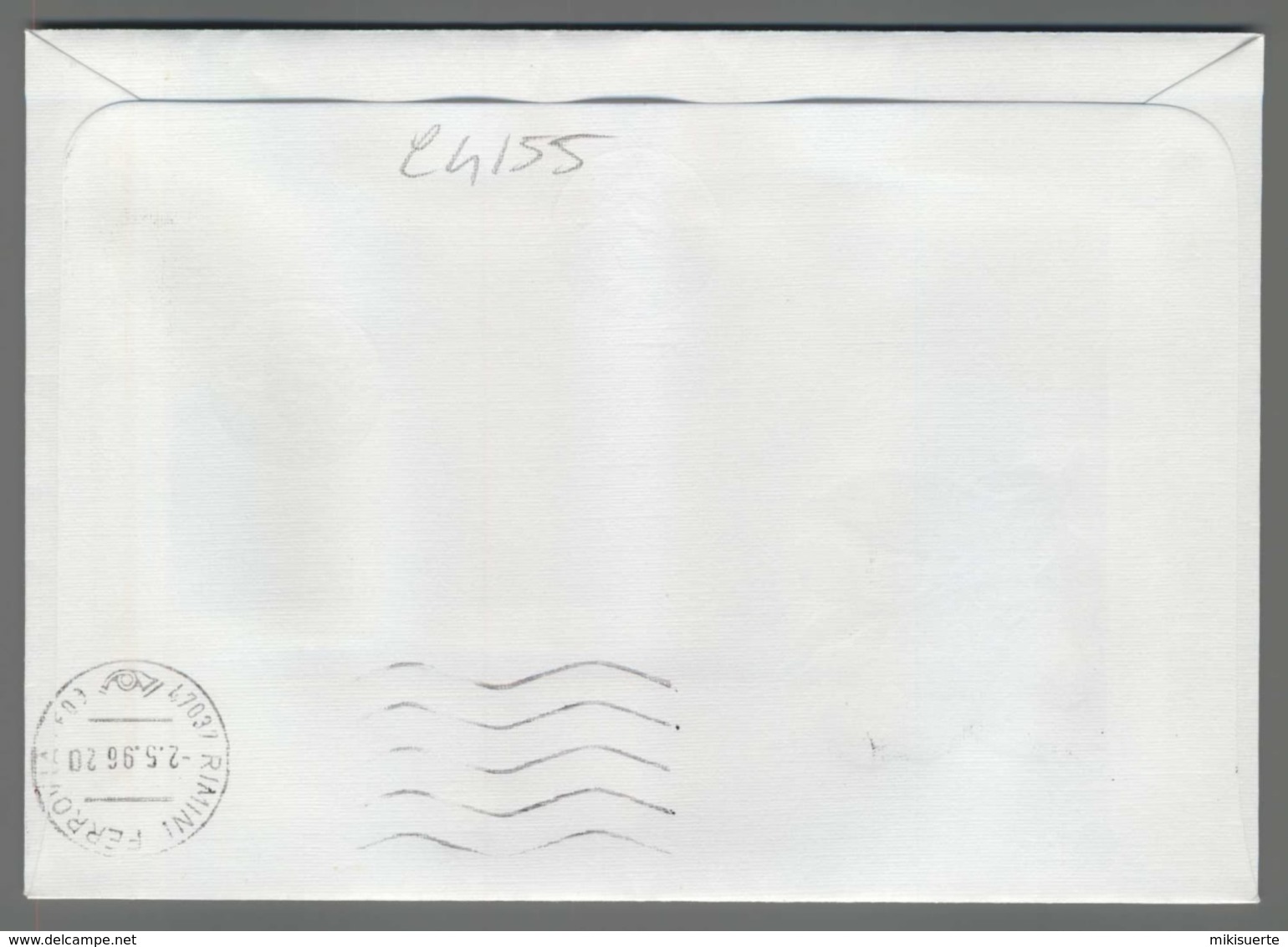 C4155 Ceska Republika FDC 1996 ANIMAL WWF PLCH ZAHRADNI 3.60 KC VG - FDC