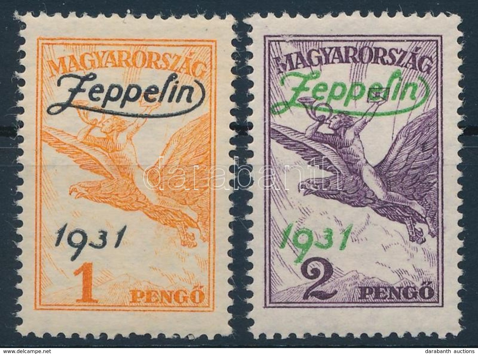 ** 1931 Zeppelin Pár (24.000) - Altri & Non Classificati