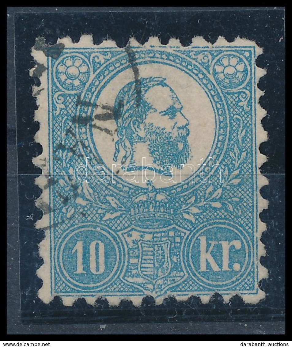 O 1871 Kőnyomat 10kr  (a Bélyeg Felső Részén Szakadás / Tear Above) - Autres & Non Classés