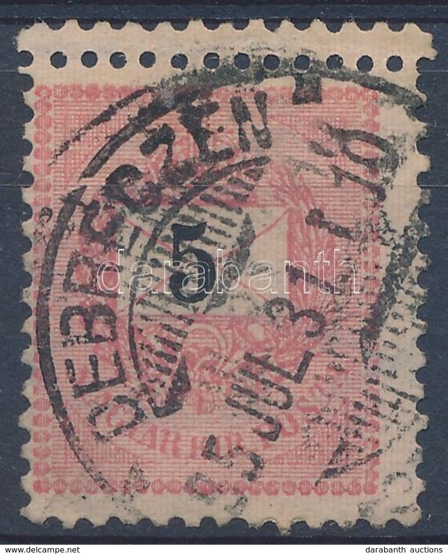 O 1889 5kr Kettős Fogazással, Nagyon Ritka - Other & Unclassified