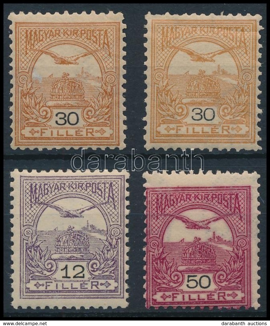 ** 1904 Turul 12f, 2 X 30f, 50f - Otros & Sin Clasificación