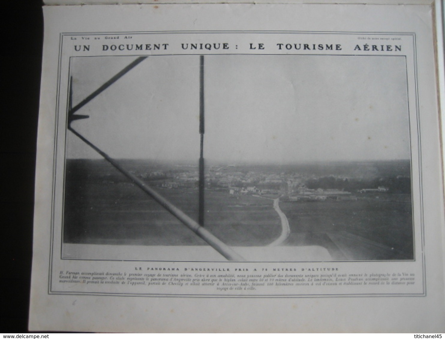 1910 AVIATION : H. FARMAN- MEETING DE NICE/ RUGBY : LYON CHAMPION DE FRANCE/ BOXE : SAM MAC VEA VAINQUEUR De JIM STEWART - 1900 - 1949