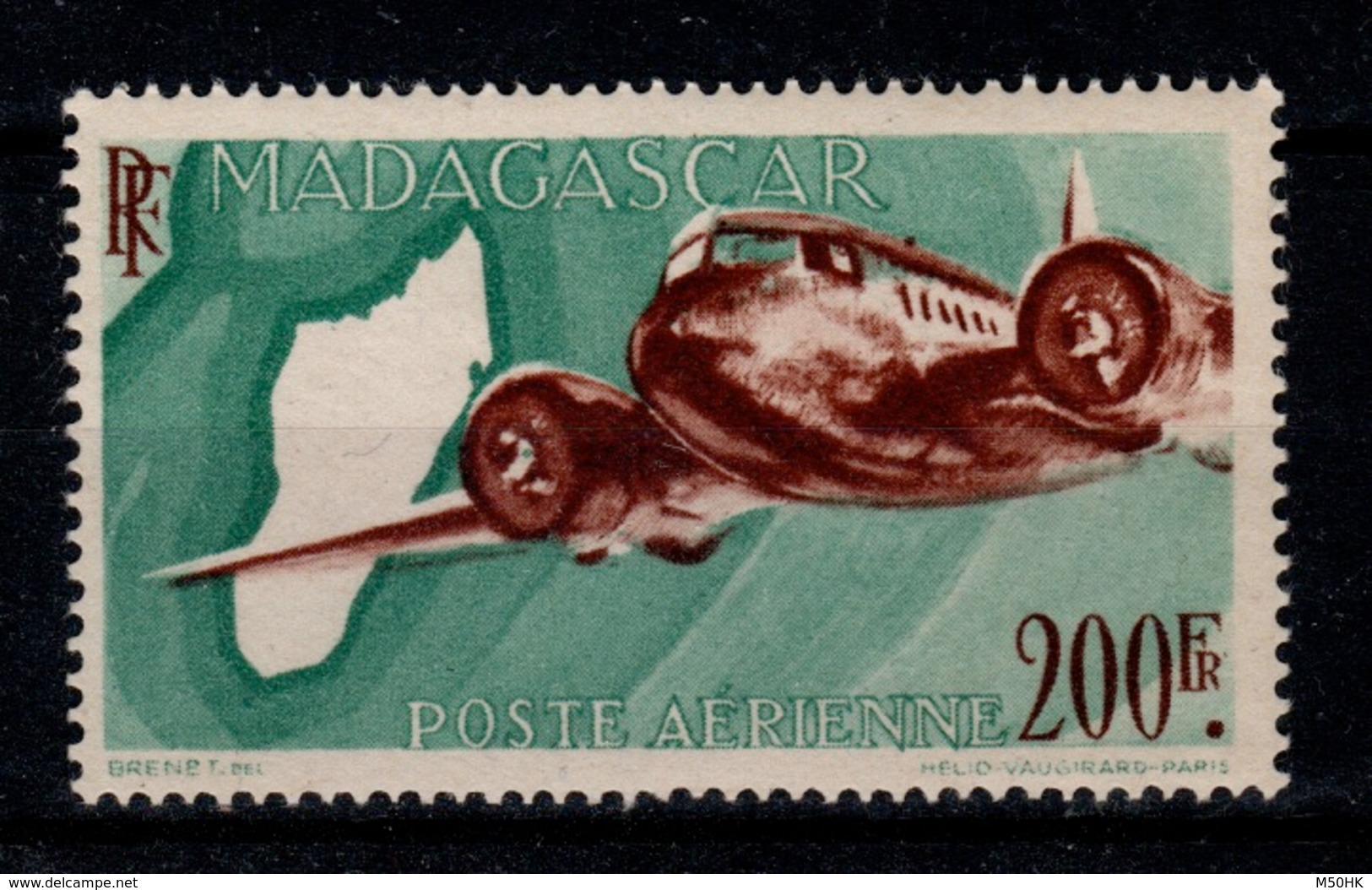 Madagascar - YV PA 64A N** Cote 10+ Euros - Poste Aérienne