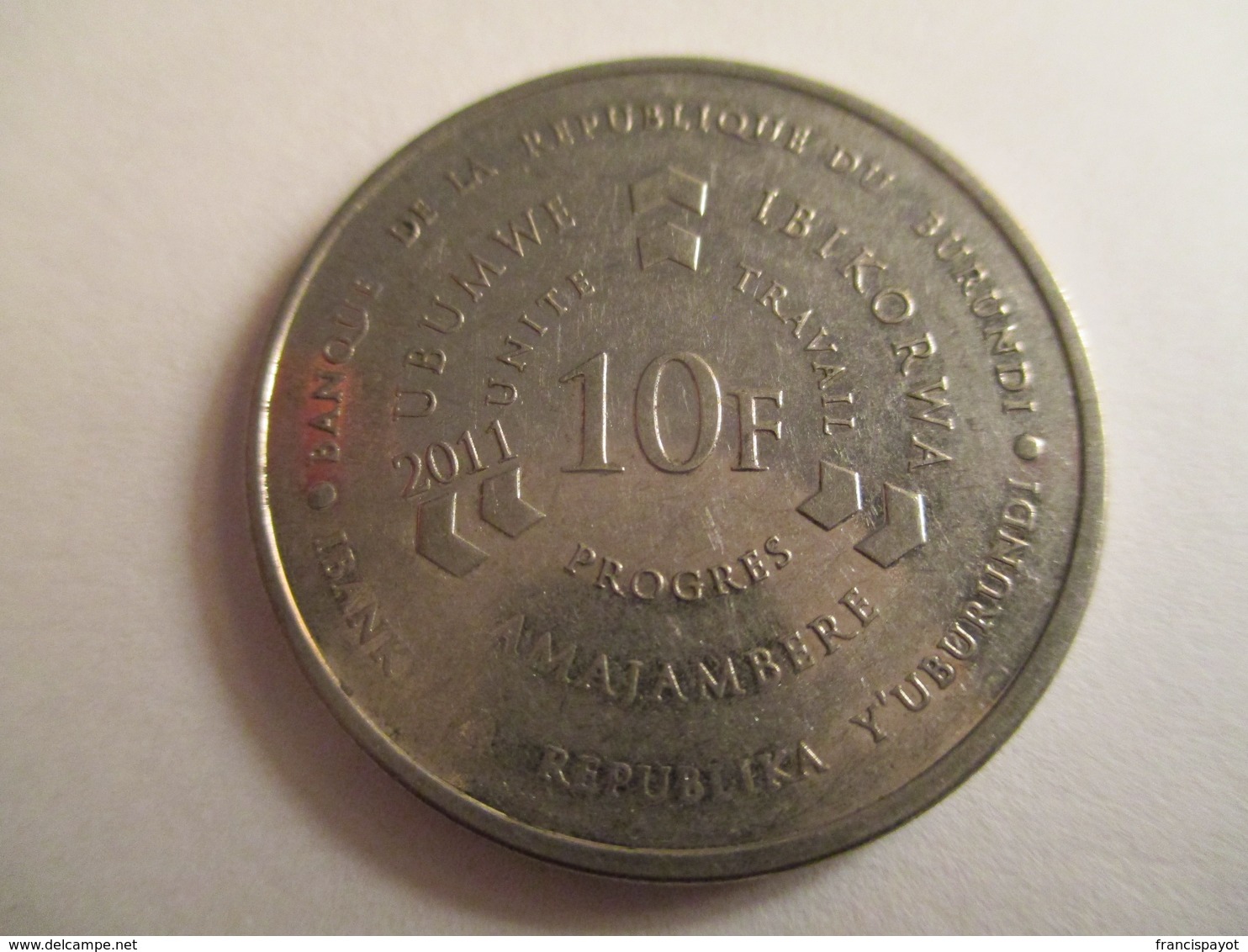 Burundi: 10 Franc 2011 - Burundi