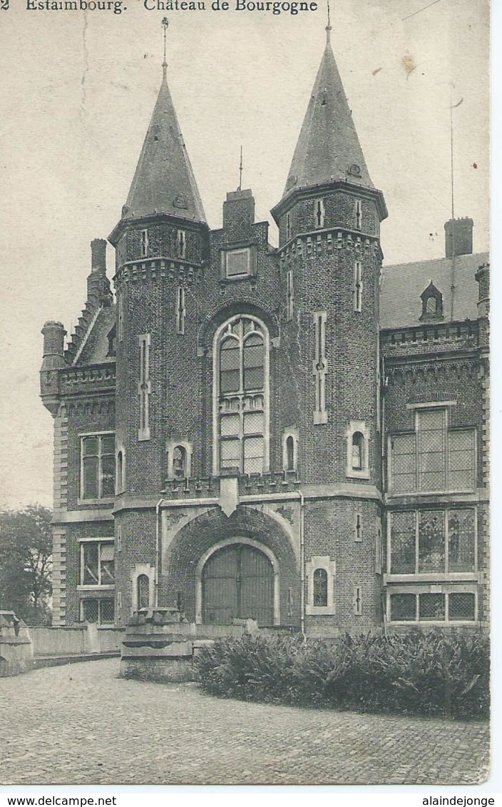 Estaimpuis - Estaimbourg - 12 - Château De Bourgogne - Pacq. Imprimerie O. Chevalier - Estaimpuis